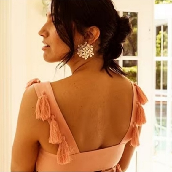 Elegant Pink Sleeveless Dress - Picture 5 of 13